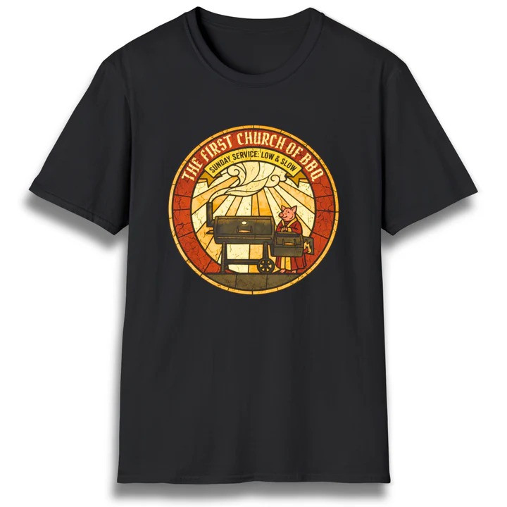 Barbecue Champion T Shirt Funny Backyard Grilling Pitmaster Graphic Tees Best Gift For Dad