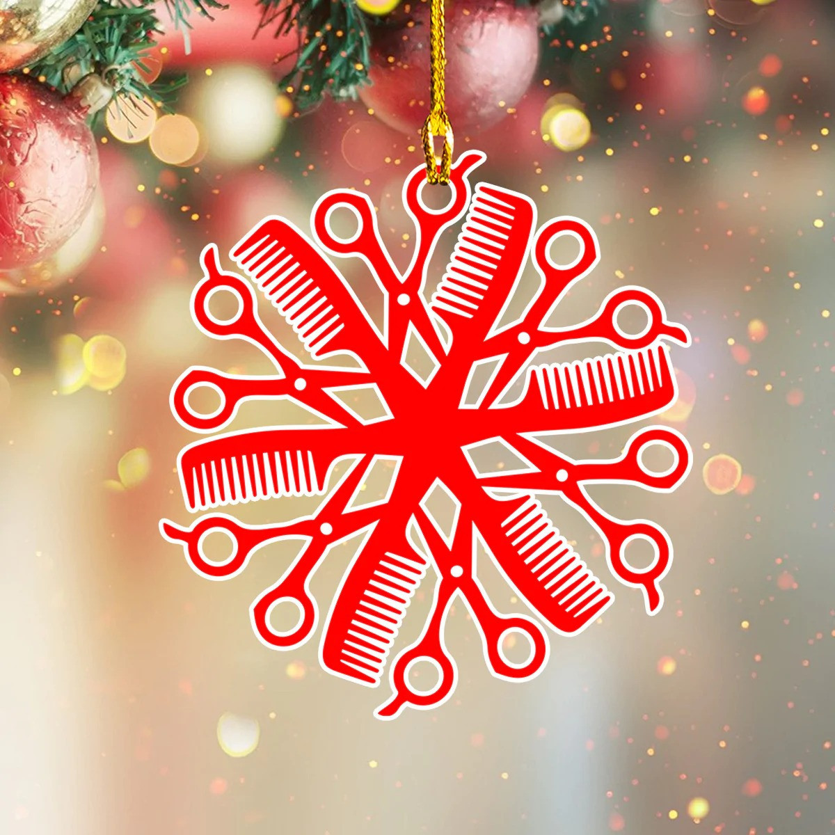 Barber Ornament 2024 Christmas Tree Ornament Barber Shop Decor Ideas