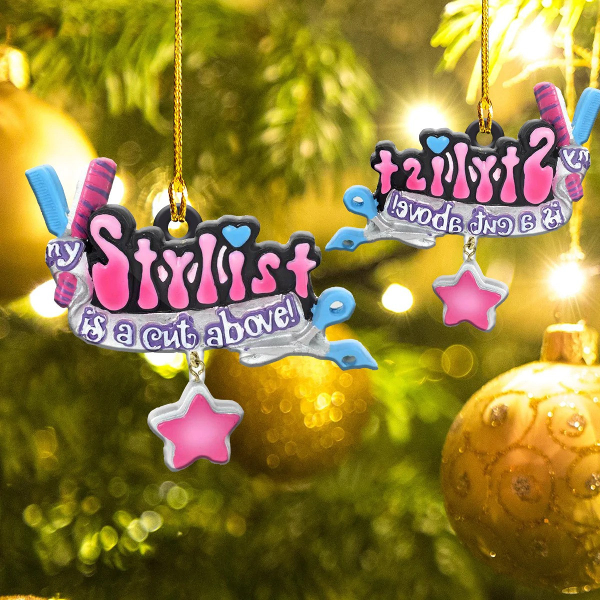 Barber Ornament Barber Christmas Ornaments Stylist Is A Cut Above