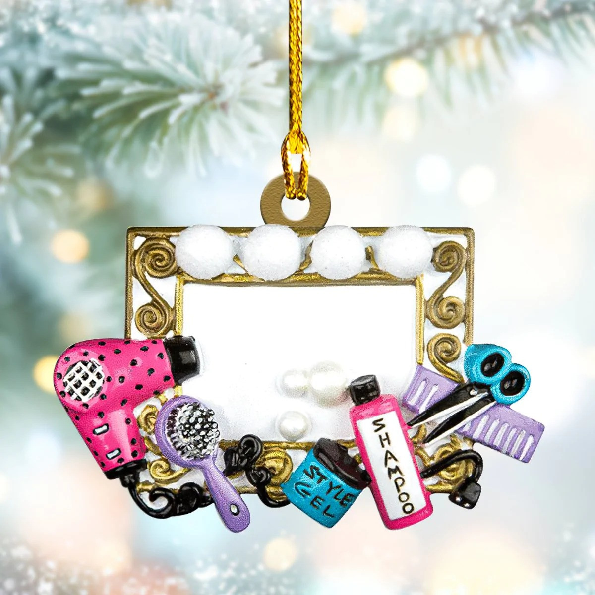 Barber Ornament Simple Christmas Tree Decorations Gifts For Barber