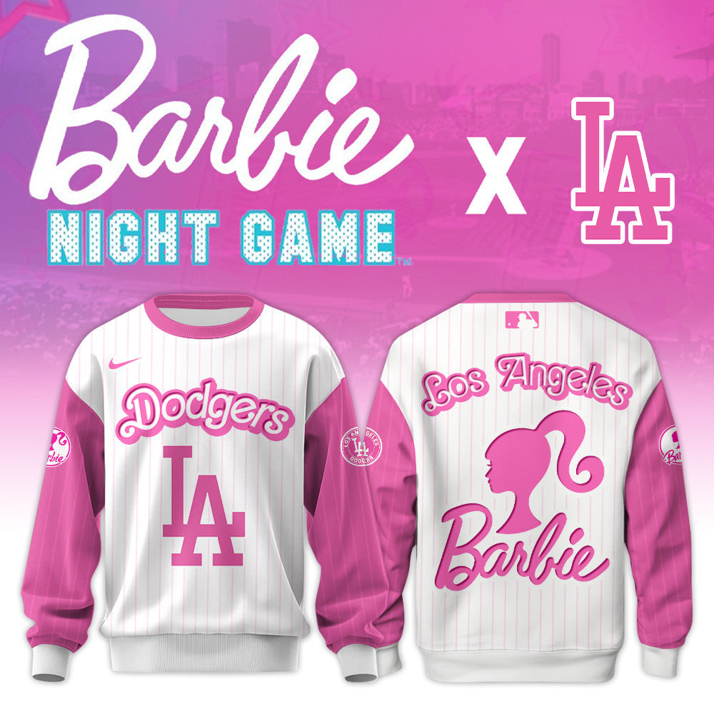 Barbie Los Angeles Dodgers Sweatshirt Gift Ideas For Baseball Fans