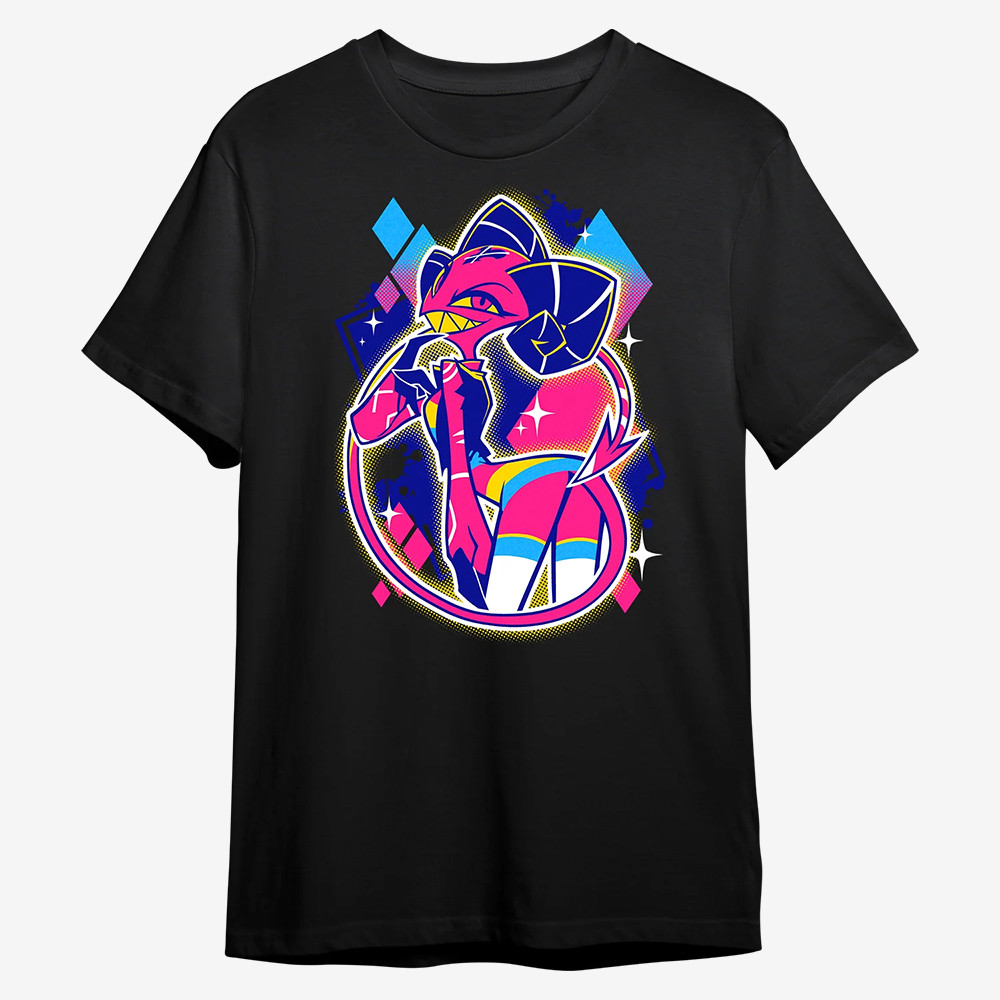 Barbie Wire Helluva Boss T-Shirt Animated Series Helluva Boss Merch Gift Ideas