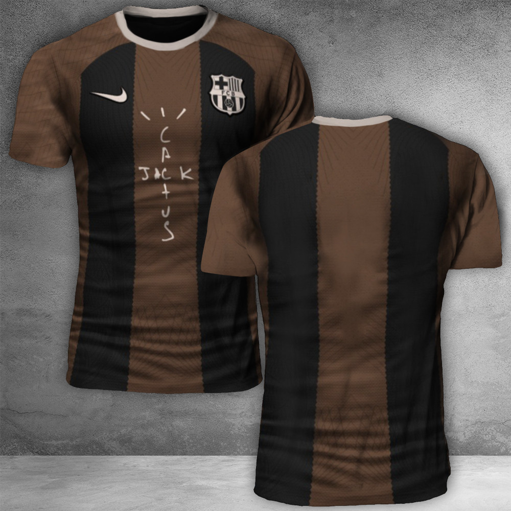 Barca Nike Travis Scott Special T-Shirt Best Gifts For Music Lovers