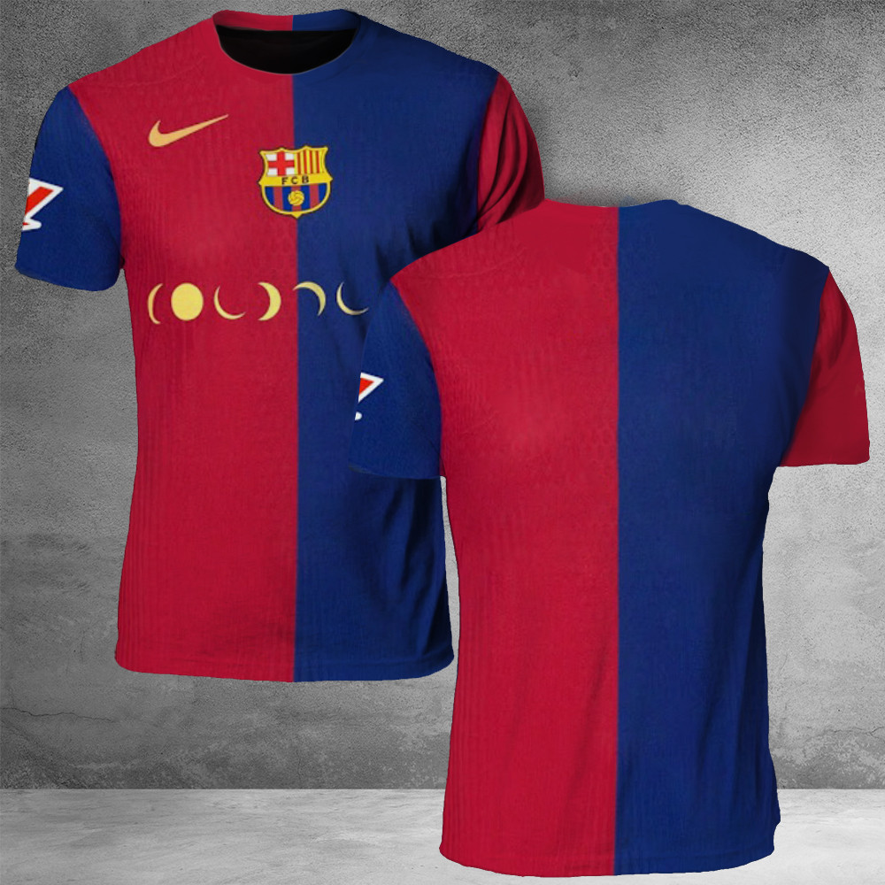 Barcelona COLD PLAY El Clasico Special Edition Home Shirt Gifts For Men Women