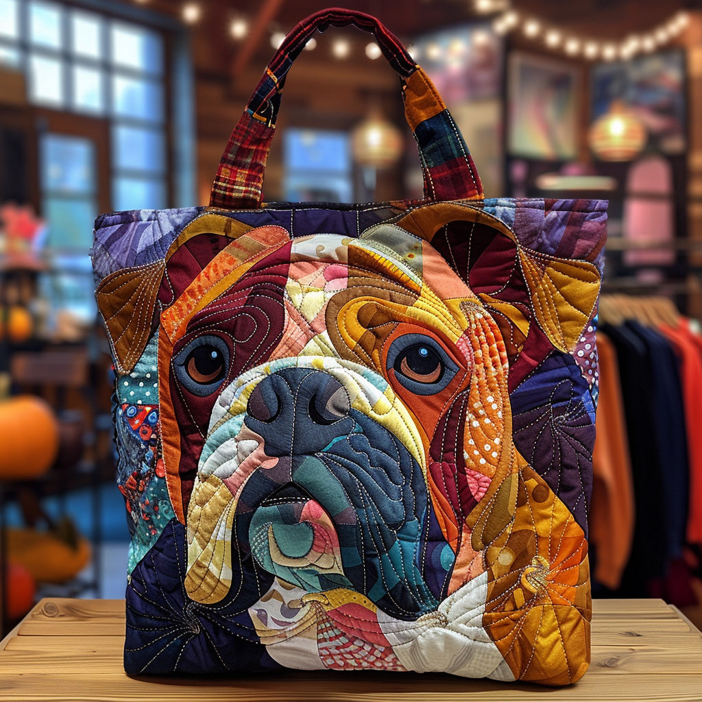 Bark Bounty Quilted Tote Bag Gifts For Dog Lovers