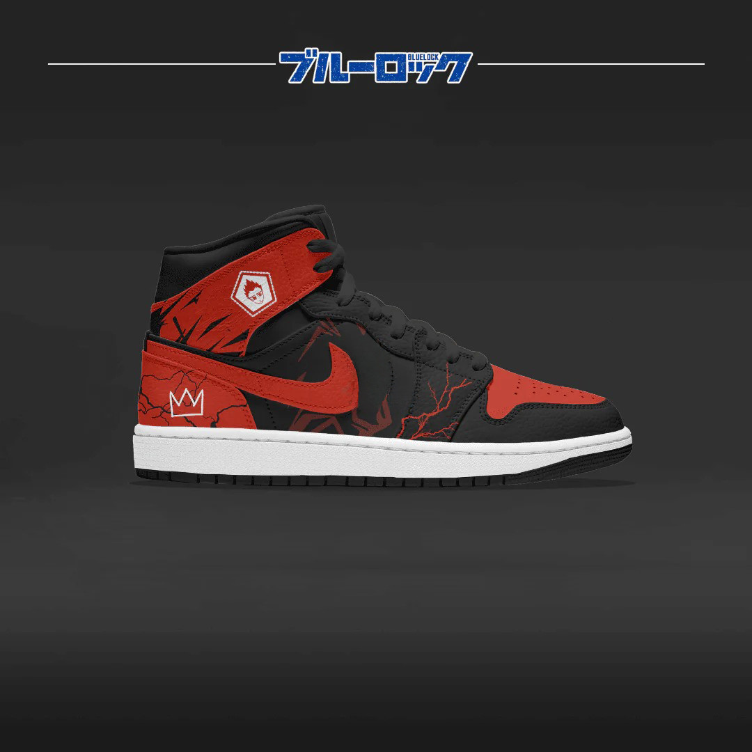 Barou Blue Lock Anime Air Jordan High Top Shoes Unique Gift For Boyfriend