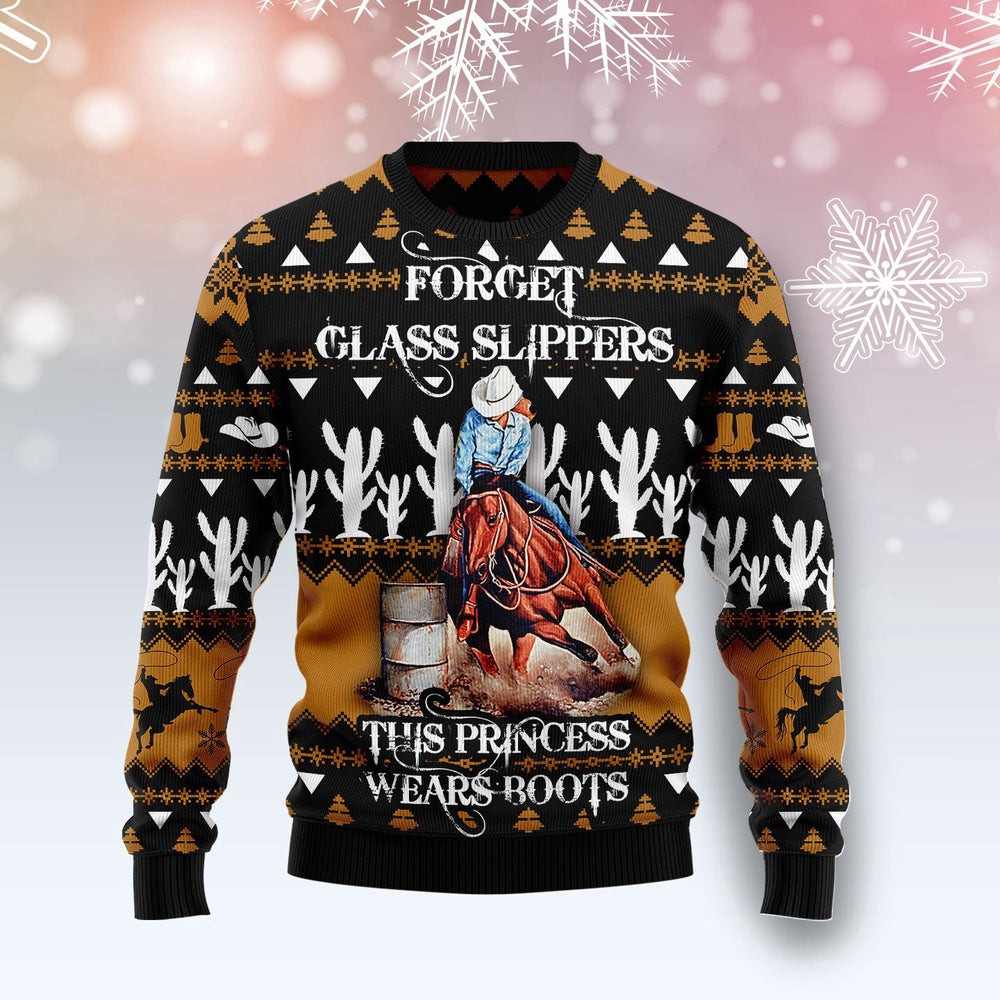 Barrel Racing Girl Ugly Christmas Sweater Christmas Gift