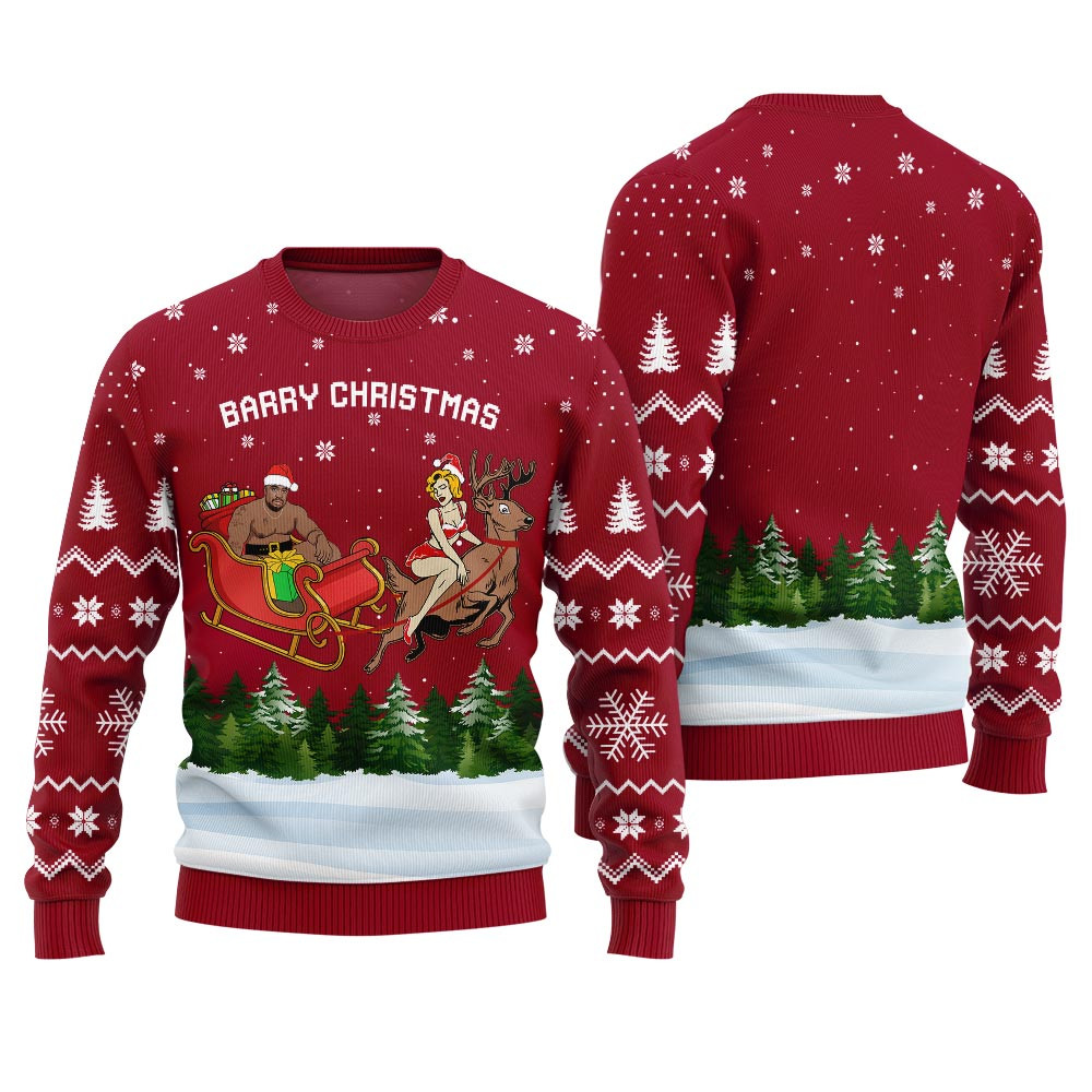 Barry Christmas Ugly Christmas Sweater Exclusive Christmas Sweater Merch Gift Edition