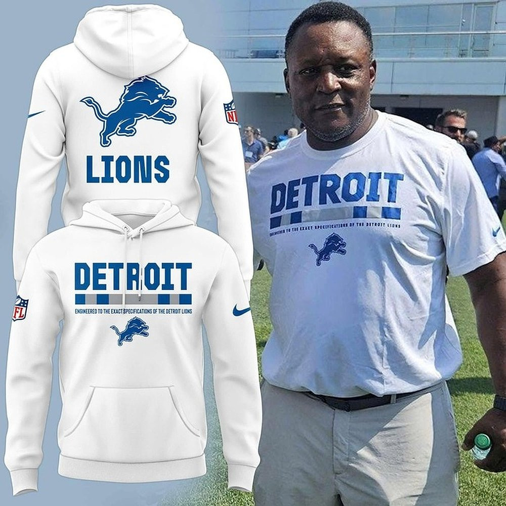 Barry Sanders Detroit Lions Hoodie