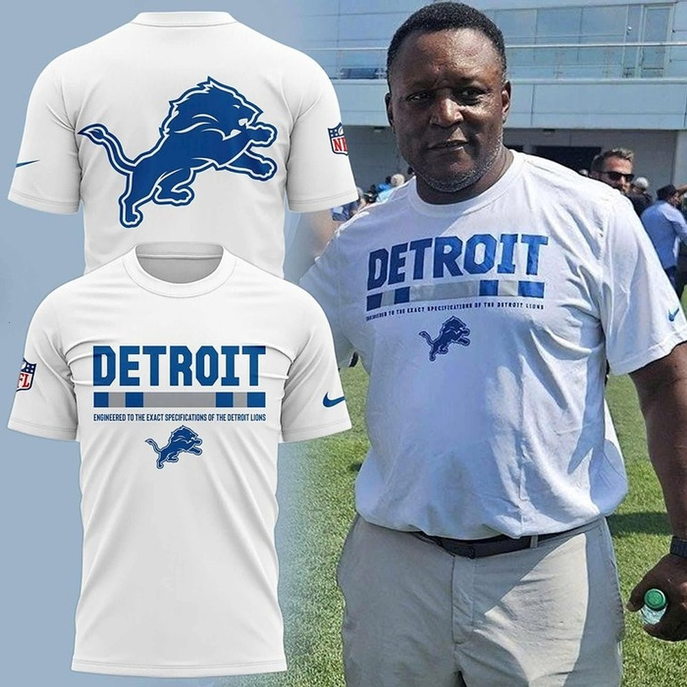 Barry Sanders Detroit Lions T-Shirt