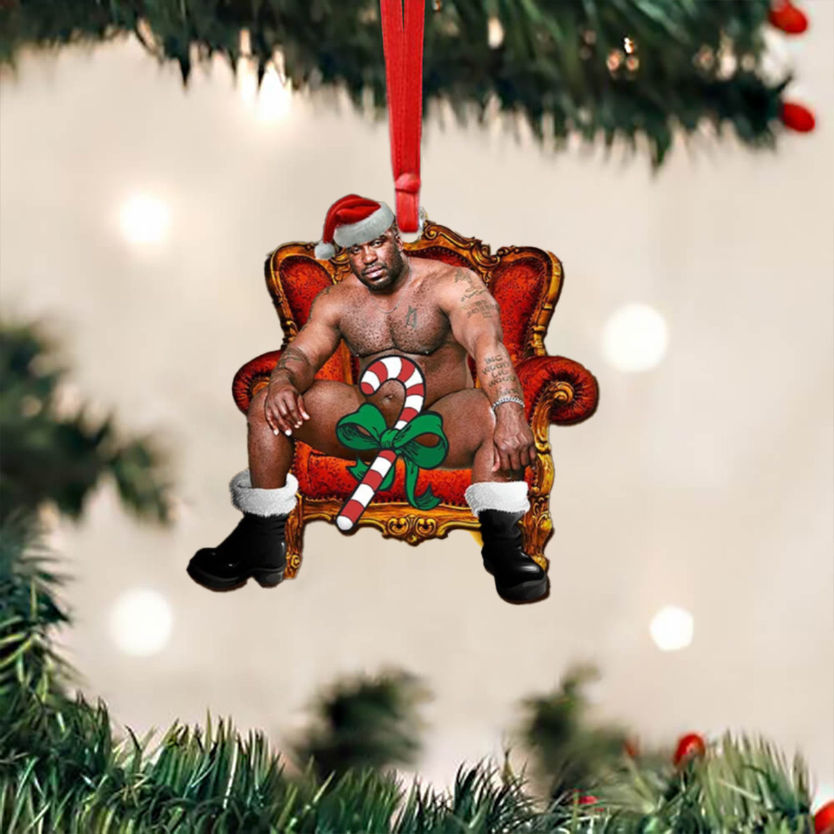 Barry Wood Meme Christmas Ornament Barry Wood Meme Merchandise Hanging Xmas Tree Ornament