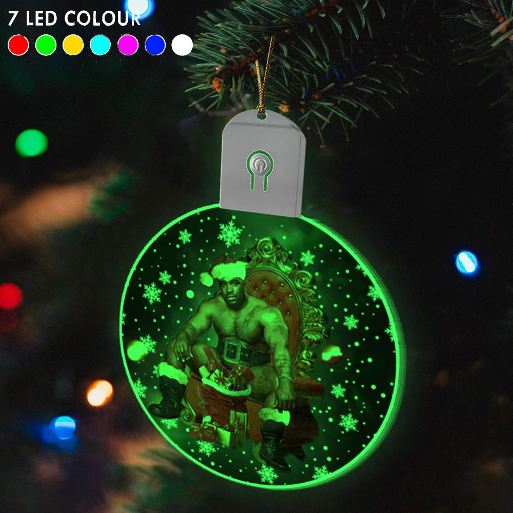Barry Wood Meme Light Up Ornaments Funny Humor Led Christmas Tree Ornaments 2024