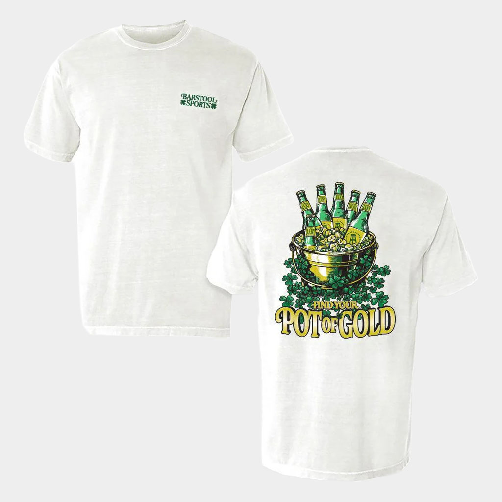 Barstool Sports Merch Find Your Pot Of Gold T-Shirt St Patrick's Day Gifts