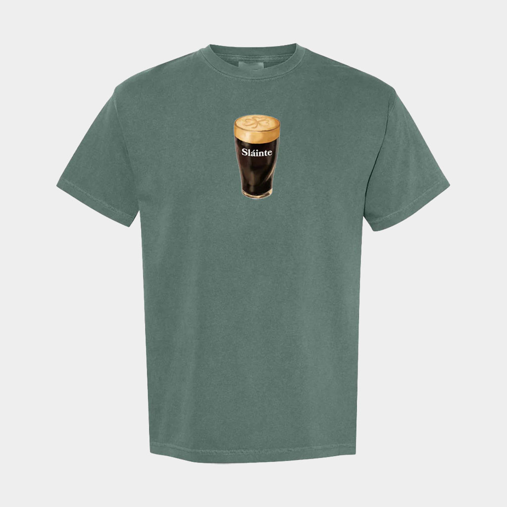 Barstool Sports Merch Slainte Beer T-Shirt St Patrick's Day Shirts Gifts For Irish Holiday