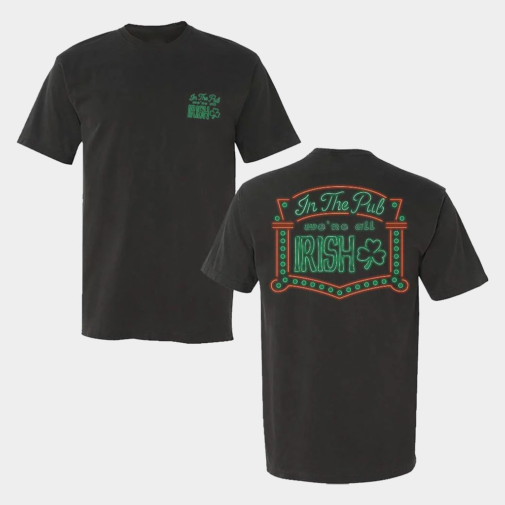 Barstool Sports Merch We're All Irish T-Shirt St Patrick's Day Apparel Gifts For Him