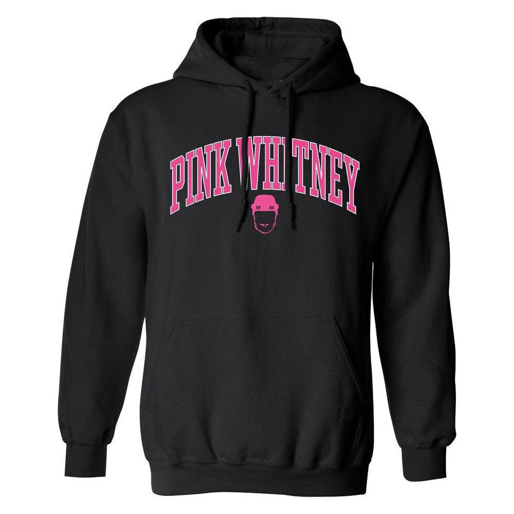 Barstool Sports Pink Whitney Helmet Logo Hoodie Spittin Chiclets Podcast Merch Best Gift For Her