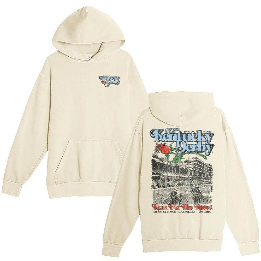 Barstool Sports x Kentucky Derby Run For The Roses Hoodie Kentucky Derby Merch 2026 Merch