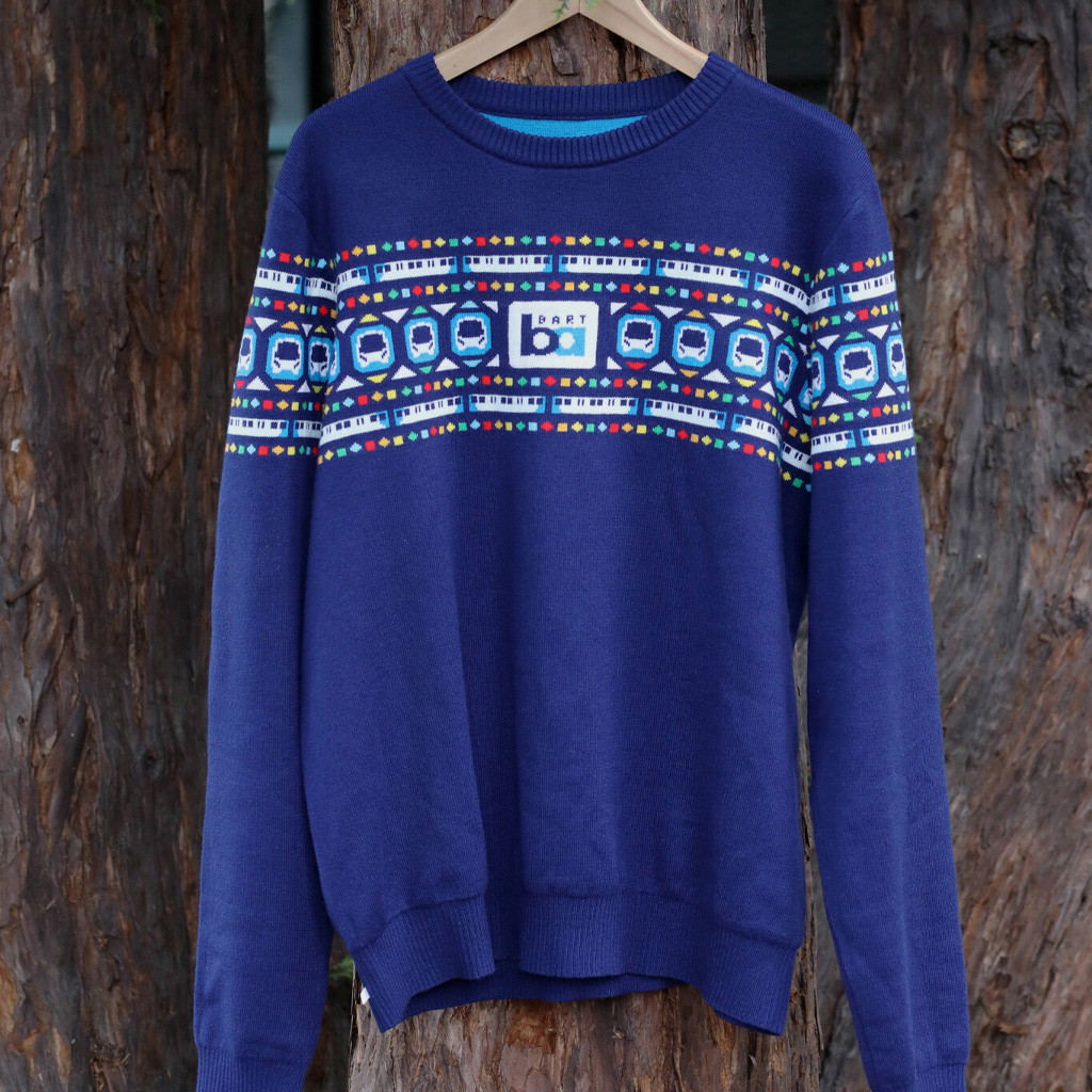 BART Merch 2025 Holiday Sweater Christmas Sweaters Gifts Ideas For Dad