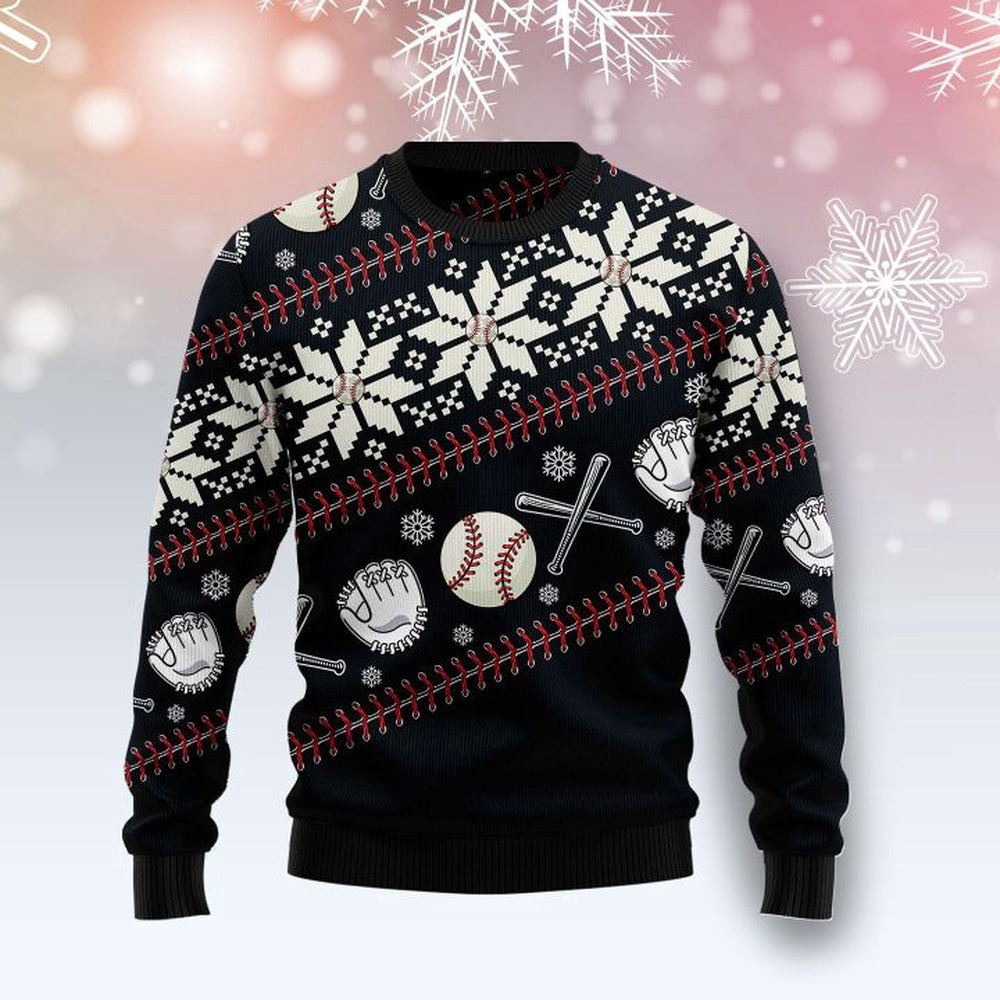 Baseball Christmas Ugly Christmas Sweater Christmas Gift