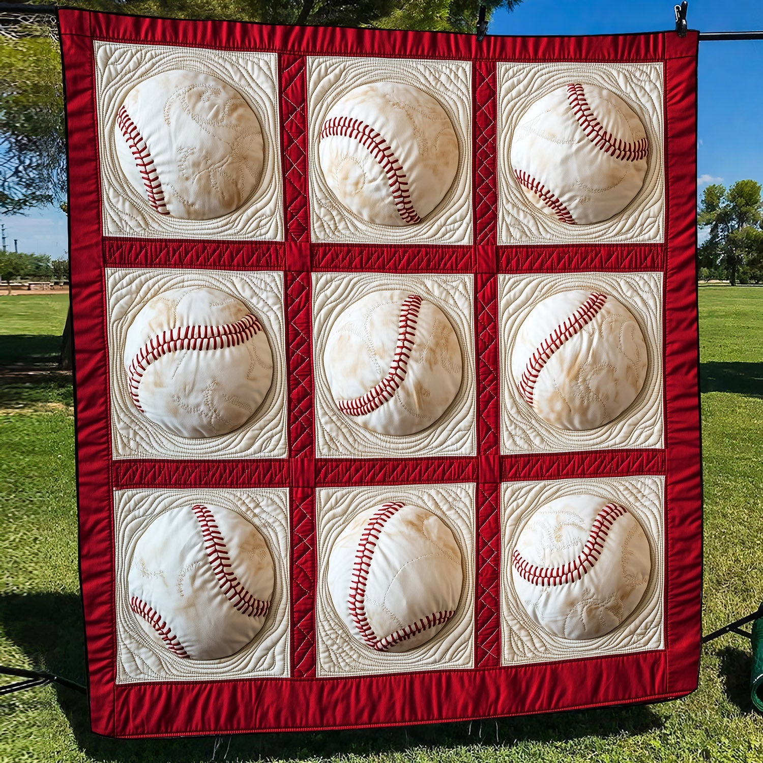 Baseball Classics Quilted Blanket Gifts For Baseball Players