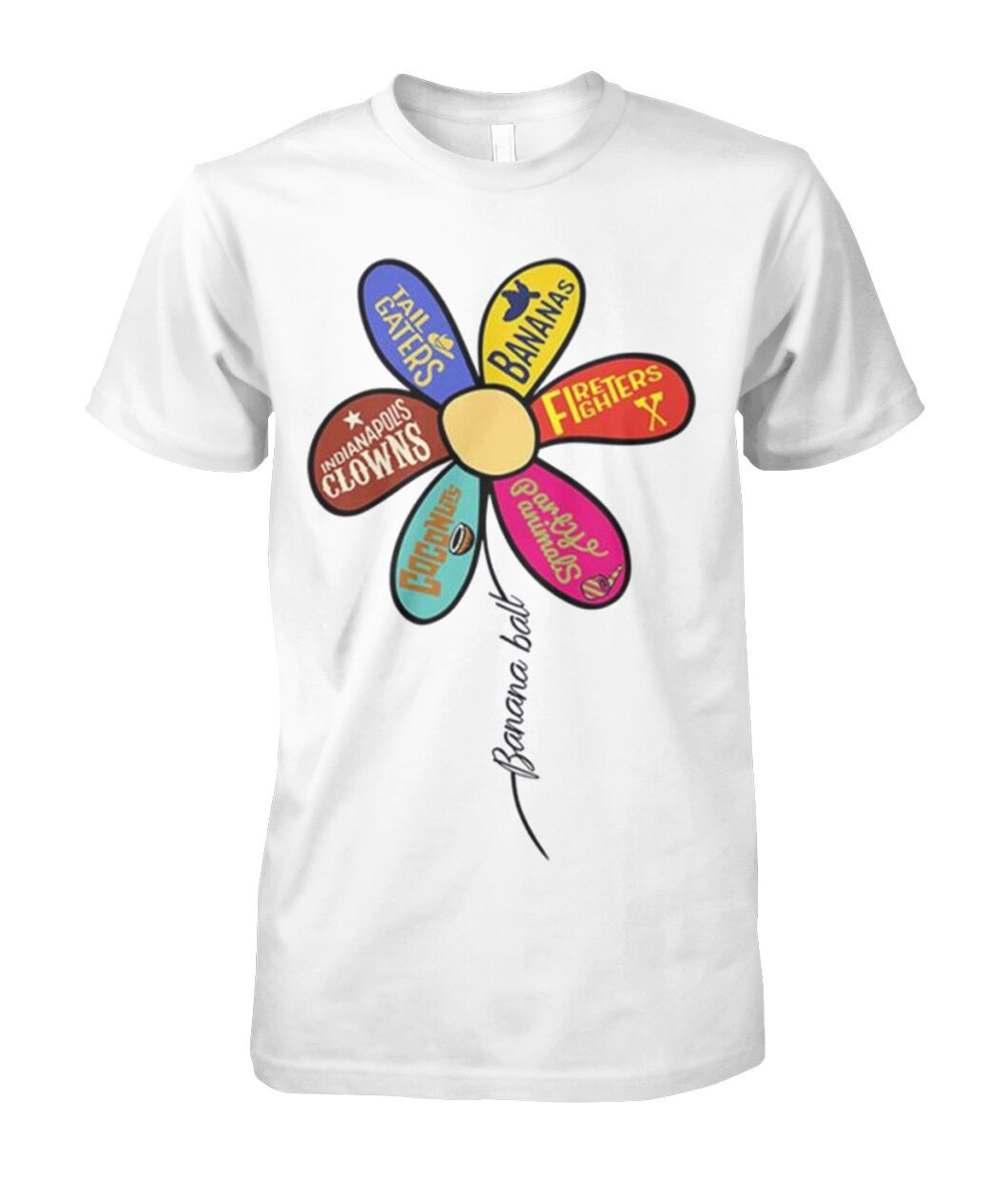 Baseball Daisy Game Day Floral Retro T-Shirt Cute Baseball Season Clothing For Women