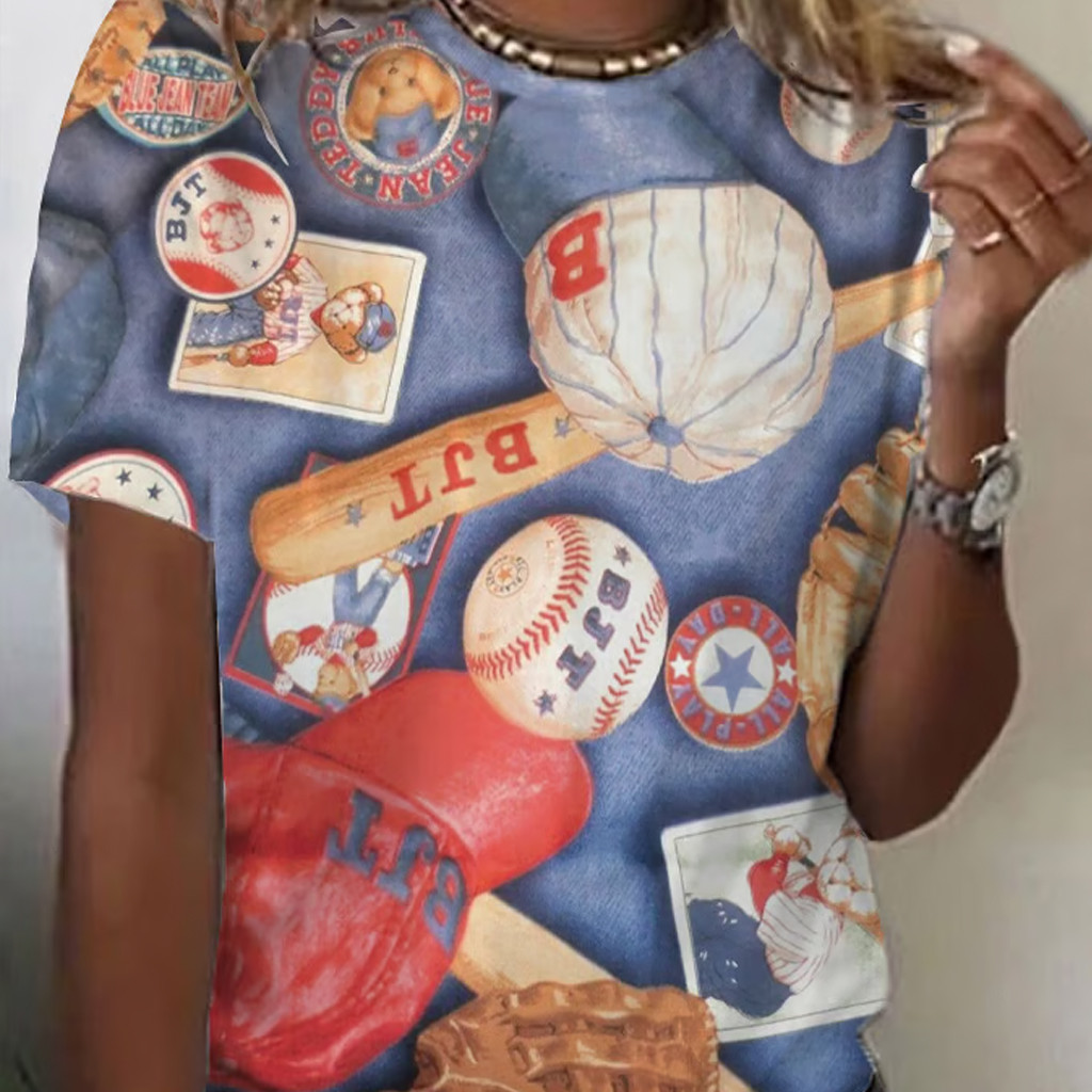 Baseball Game Day T-Shirt Vintage Clothing World Series Merch 2025 Presents For Baseball Lovers Baseball Game Day T-Shirt Vintage Clothing World Series Merch 2025 Presents For Baseball Lovers