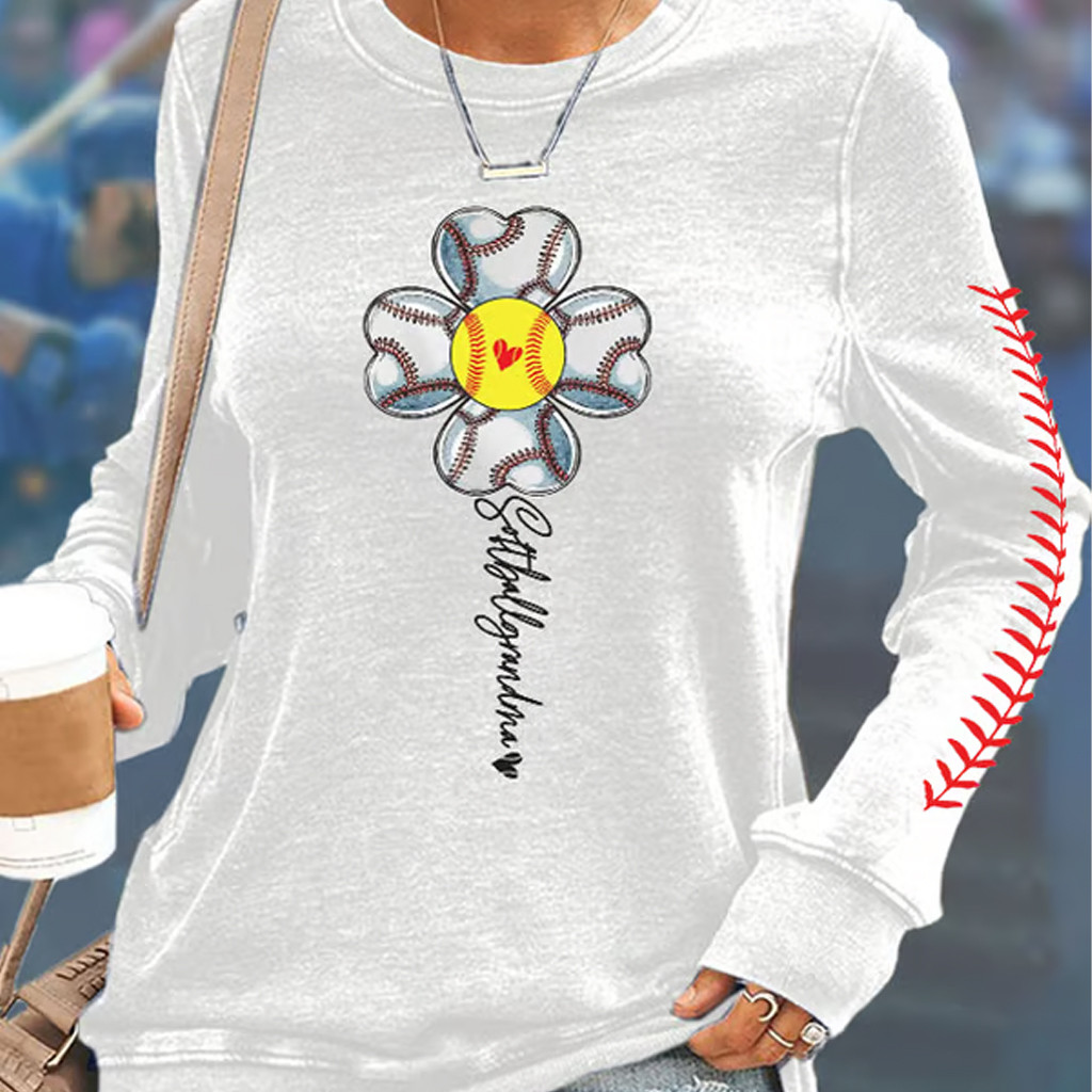 Baseball Grandma Sweatshirt Cute Graphic Game Day Apparel Gifts For Grandma Baseball Grandma Sweatshirt Cute Graphic Game Day Apparel Gifts For Grandma