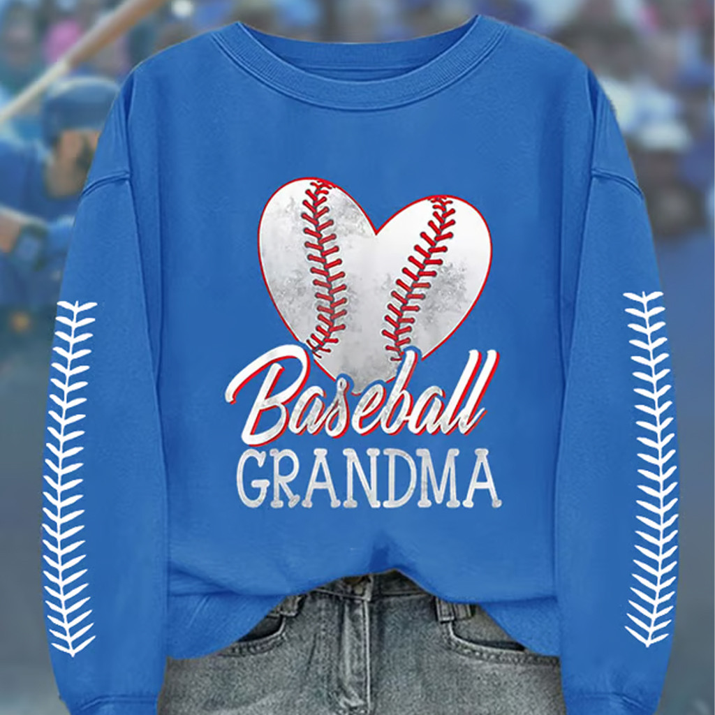 Baseball Grandma Sweatshirt Game Day Apparel Baseball Enthusiast Gifts For Grandma