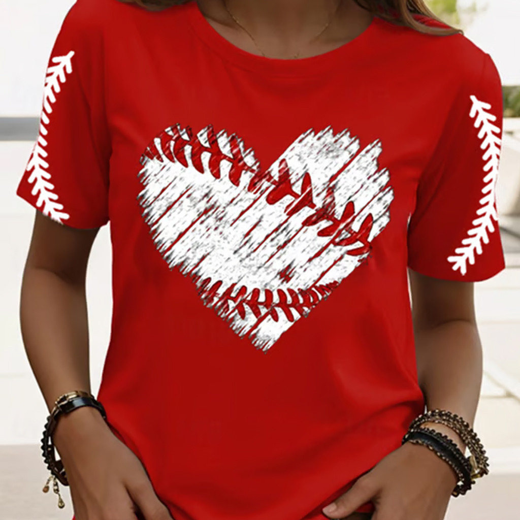 Baseball Heat Shirt For Women's Game Day Clothing Presents For Baseball Fans Baseball Heat Shirt For Women's Game Day Clothing Presents For Baseball Fans