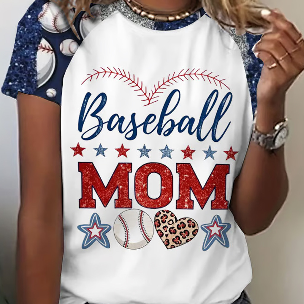 Baseball Mom T-Shirt Women's Game Day Apparel Best Gifts For Mom Baseball Mom T-Shirt Women's Game Day Apparel Best Gifts For Mom