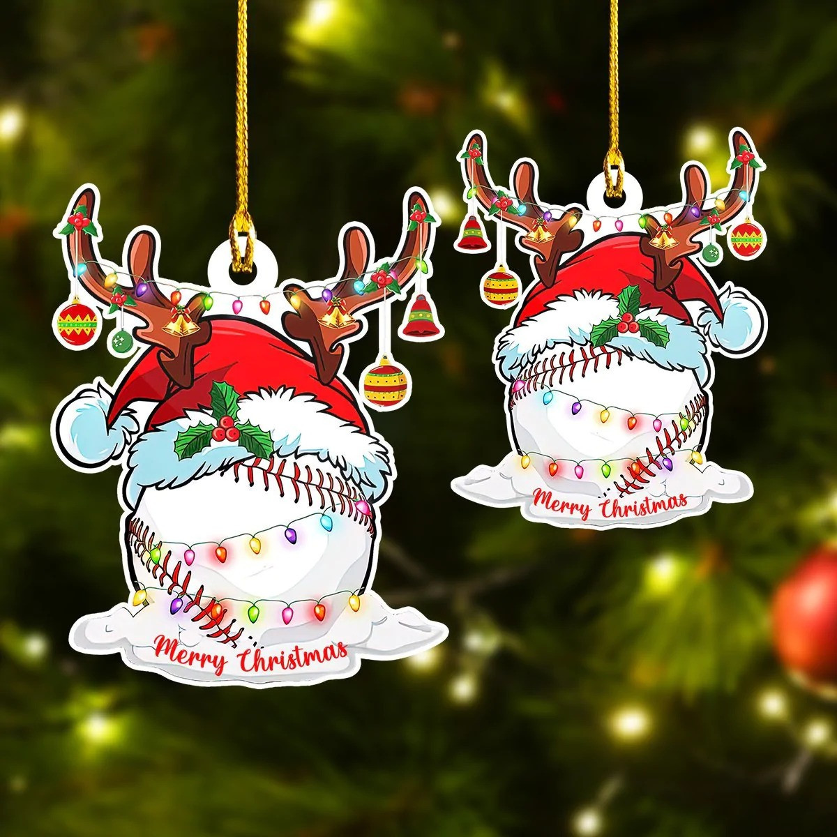 Baseball Ornament Baseball Christmas Ornaments Gifts For Sport Lovers