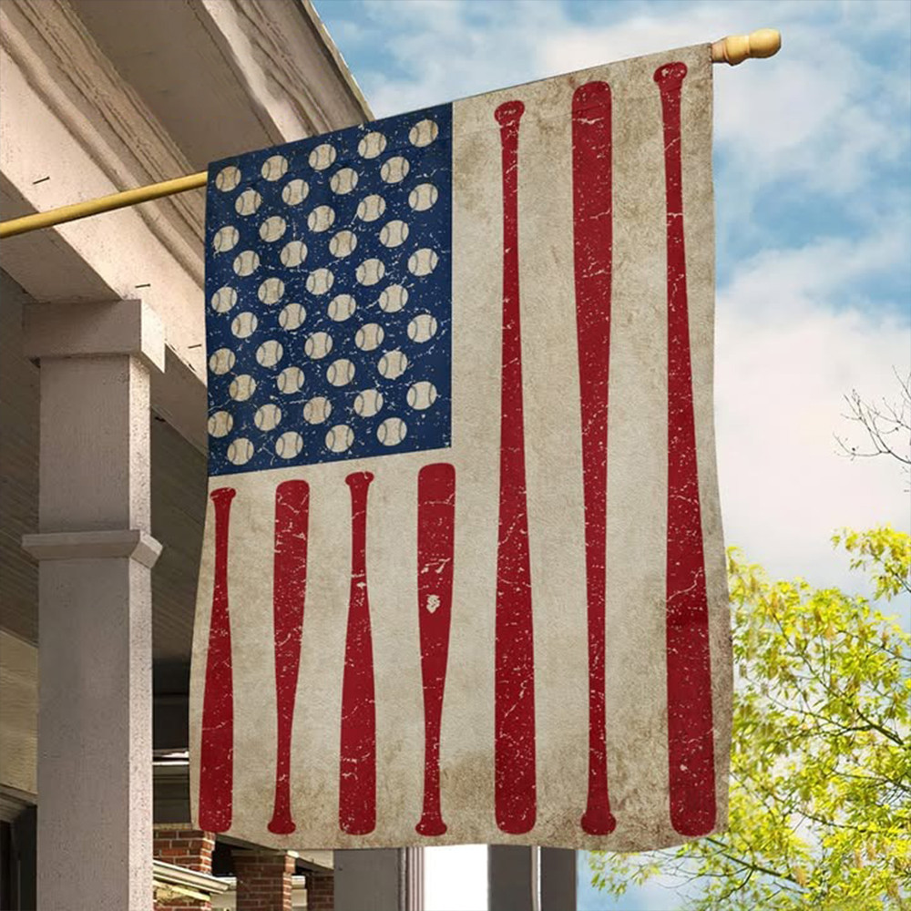 Baseball Softball 4Th Of July Flag Vintage Happy Independence Day Patriotic Decorations