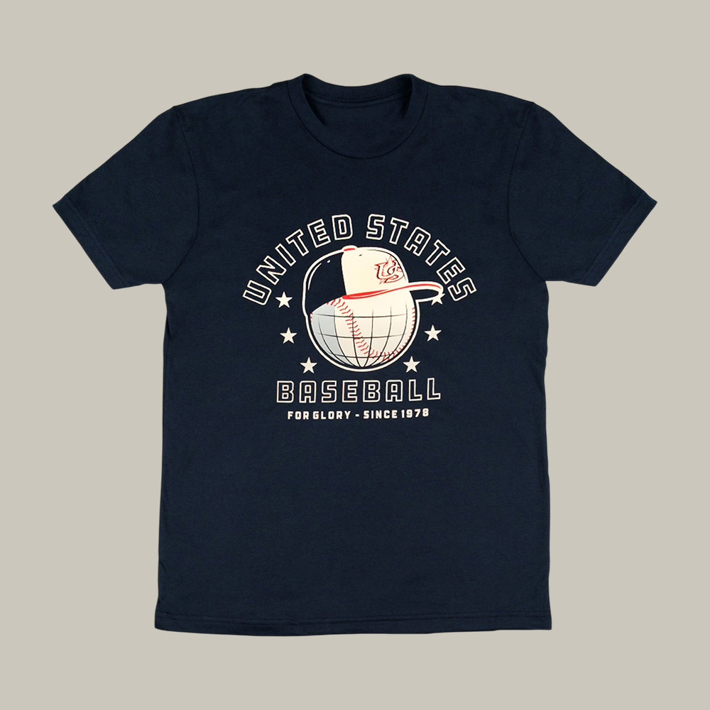 Baseballism x USA Baseball Merch For The Glory 1798 T-Shirt Game Day Clothing Good Gift For Him