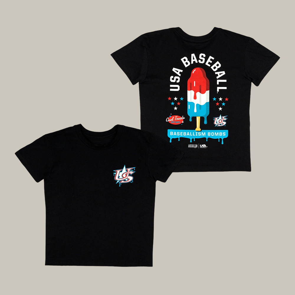 Baseballism x USA Baseball T-Shirt Game Day Shirt Present For Baseball Fan