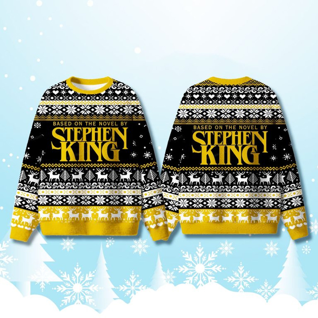Based On The Novel By Stephen King Ugly Christmas Sweater Dad Christmas Gifts