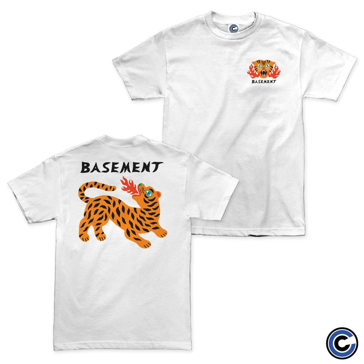 Basement Merch Burning Tiger Shirt Basement Shirt Basement Merch Burning Tiger Shirt Basement Shirt