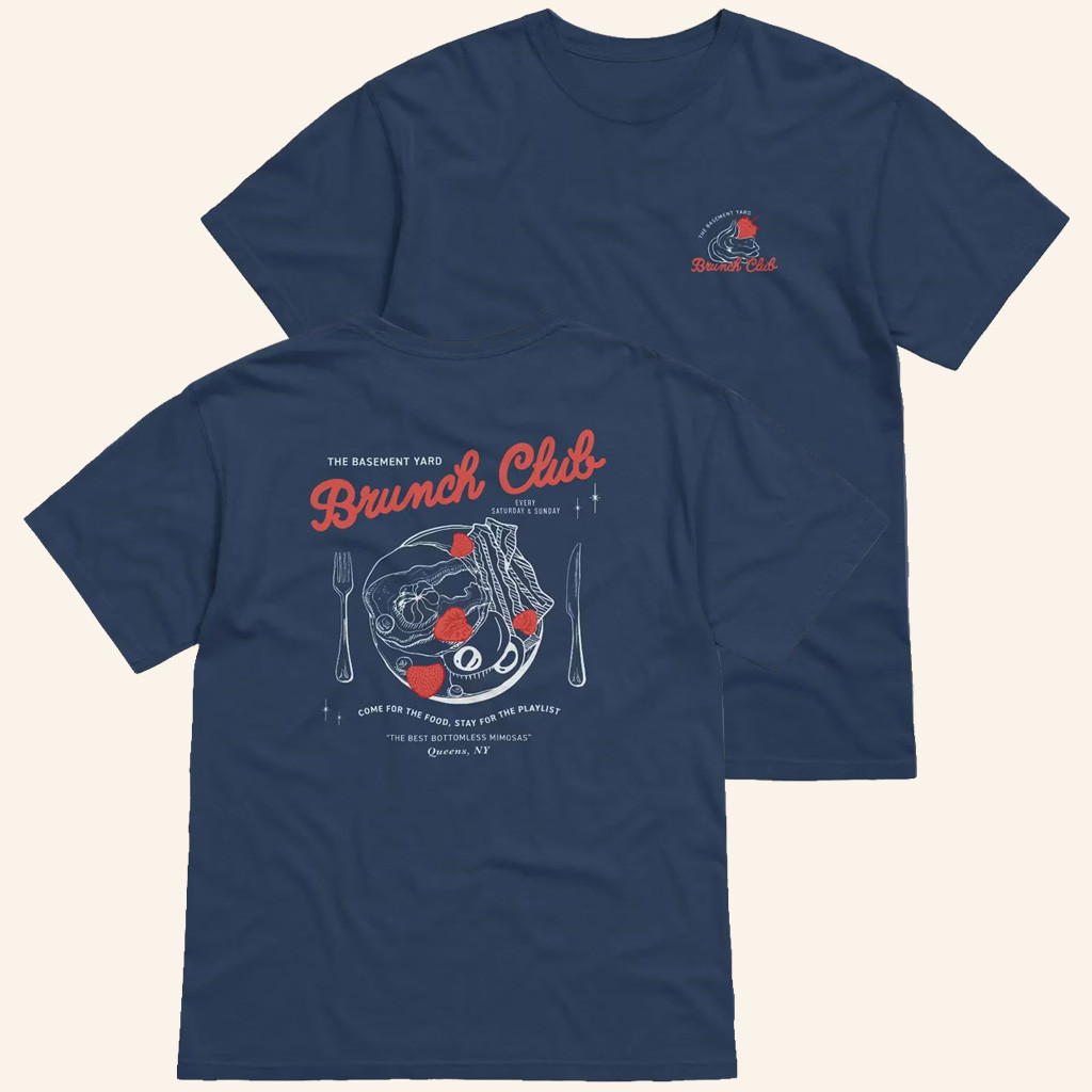 Basement Yard Merch Brunch Club T-Shirt Gifts Ideas For Husband