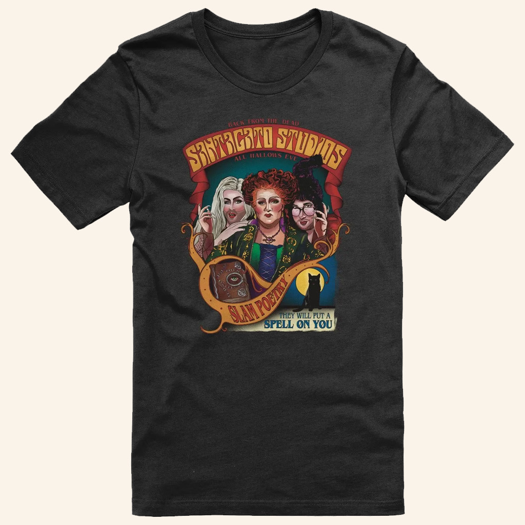 Basement Yard Merch Hocus Pocus Slam Poetry T-Shirt Gifts Ideas For Friends