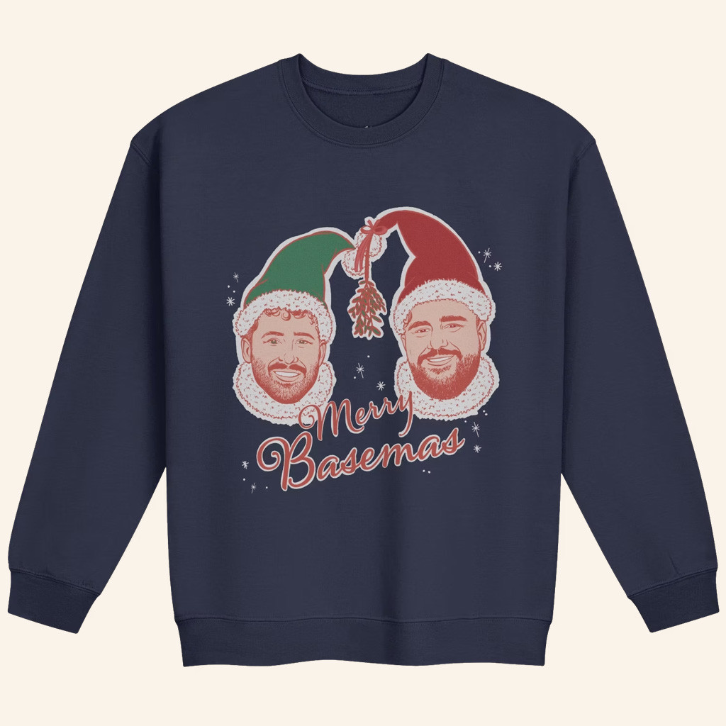 Basement Yard Merch Merry Basemas Sweatshirt Christmas Gifts For Him