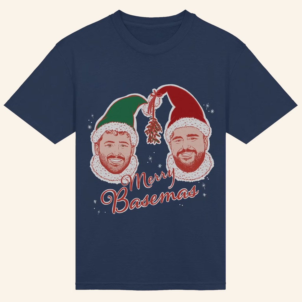Basement Yard Merch Merry Basemas T-Shirt Christmas Gifts Ideas For Friends