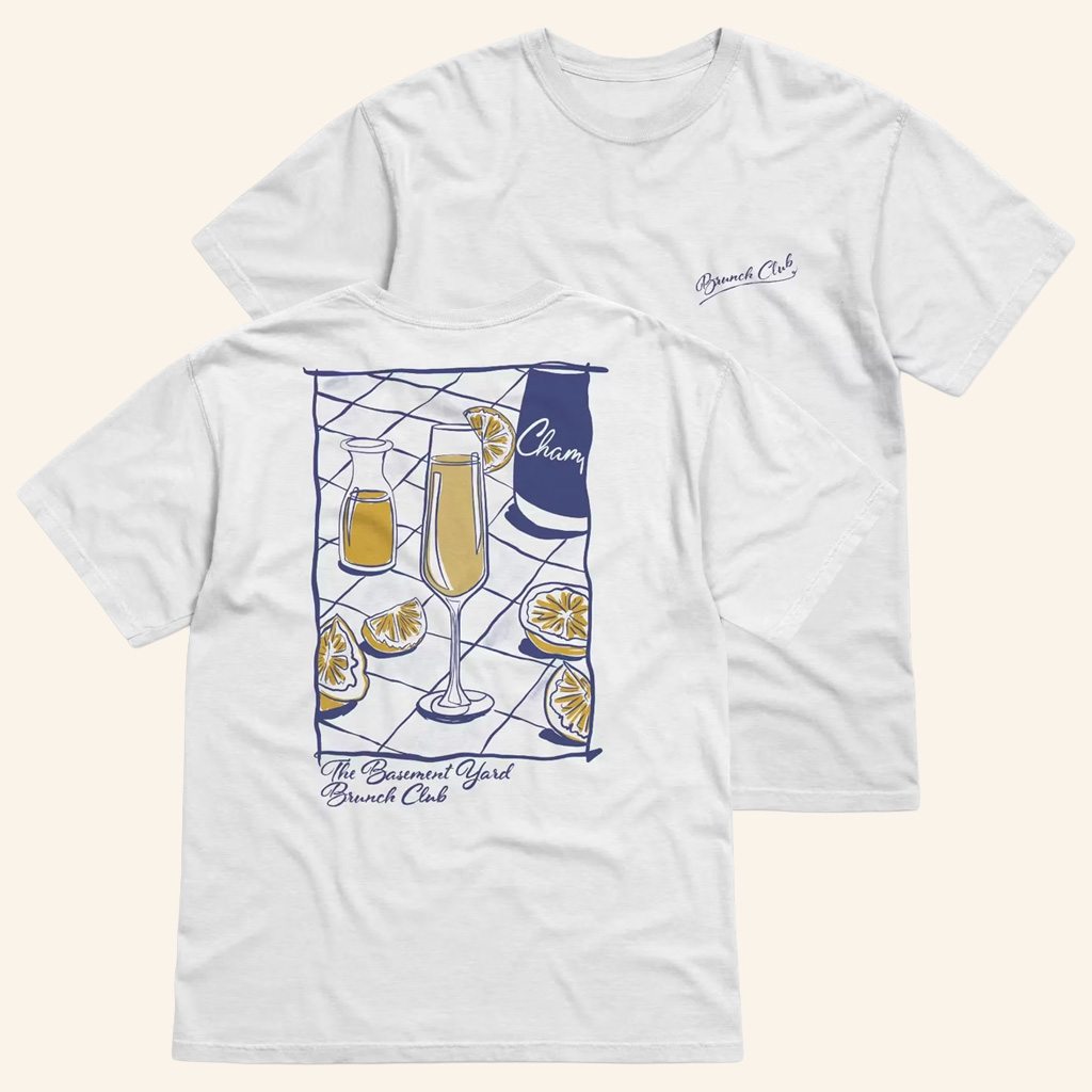 Basement Yard Merch Mimosa Brunch Club T-Shirt Present For Boyfriend