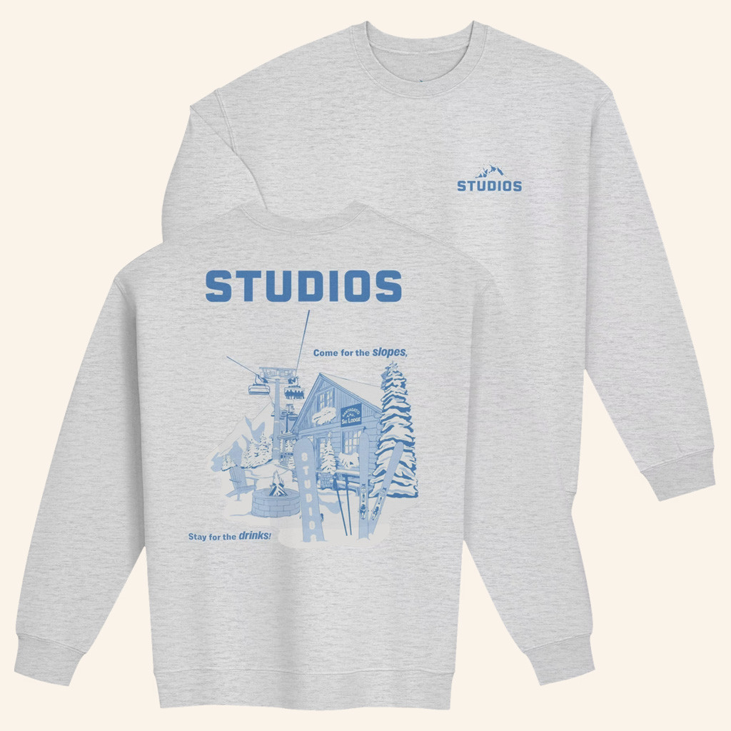 Basement Yard Merch Santagato Ski Lodge Sweatshirt Present For Friends