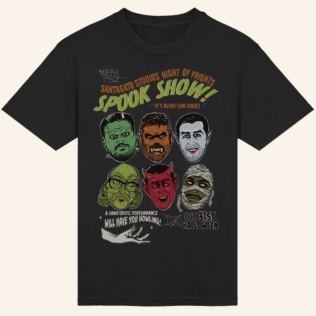 Basement Yard Merch Santagato Studios Monster Mash T-Shirt Halloween Gifts Ideas Basement Yard Merch Santagato Studios Monster Mash T-Shirt Halloween Gifts Ideas