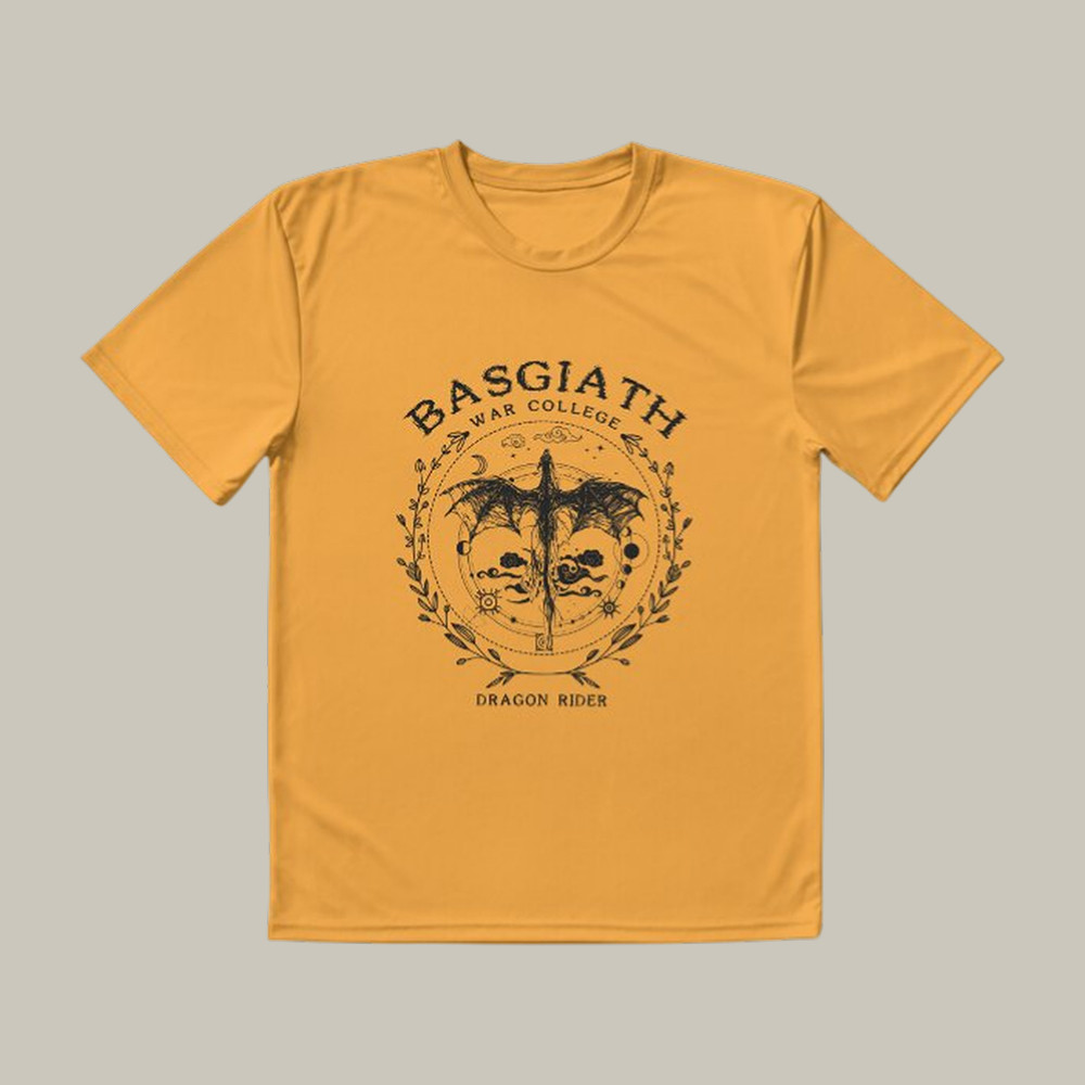 Basgiath War College Rebecca Yarros Fantasy Bookish T-Shirt Graphic Art Romance Fantasy Shirt