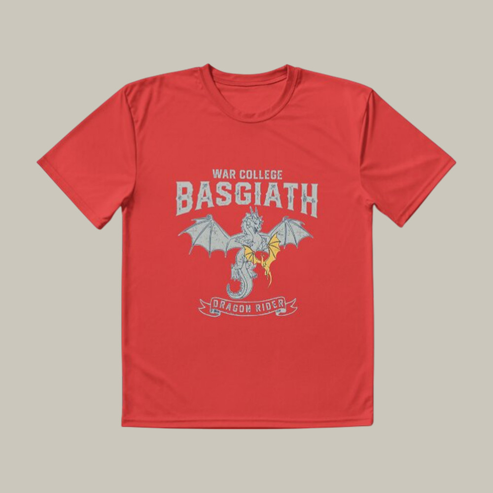 Basgiath War College Rebecca Yarros Fantasy T-Shirt Throne Of Glass Clothes Dragon Lover Gift