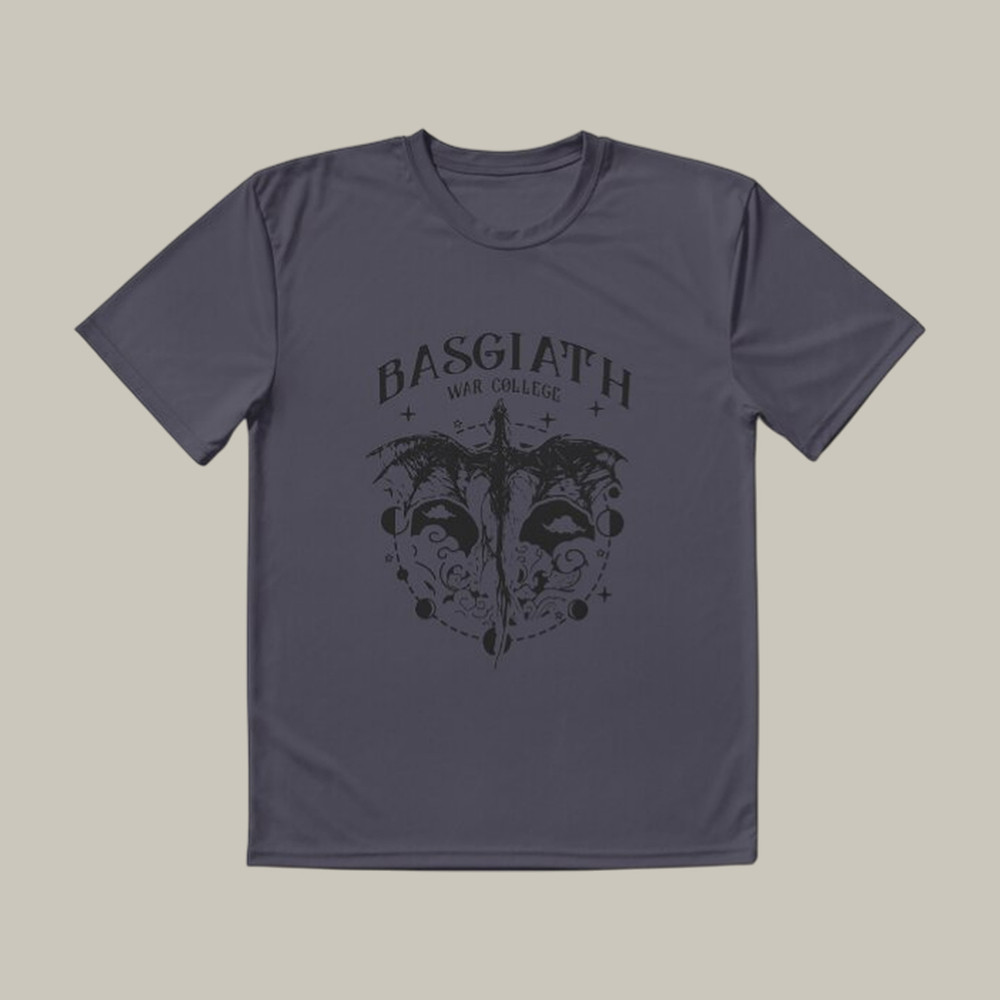 Basgiath War College Rebecca Yarros Fantasy T-Shirt Throne Of Glass Clothing Dragon Fan Gift