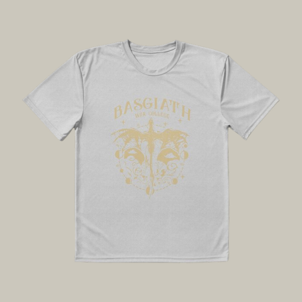 Basgiath War College Rebecca Yarros Romance Fantasy Bookish T-Shirt Dragon Graphic Tee Fan Gift