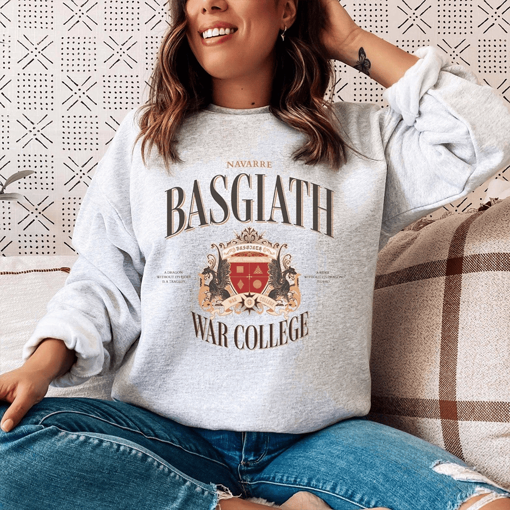 Basgiath War College Sweatshirt Gift Ideas For Daughter Basgiath War College Sweatshirt Gift Ideas For Daughter