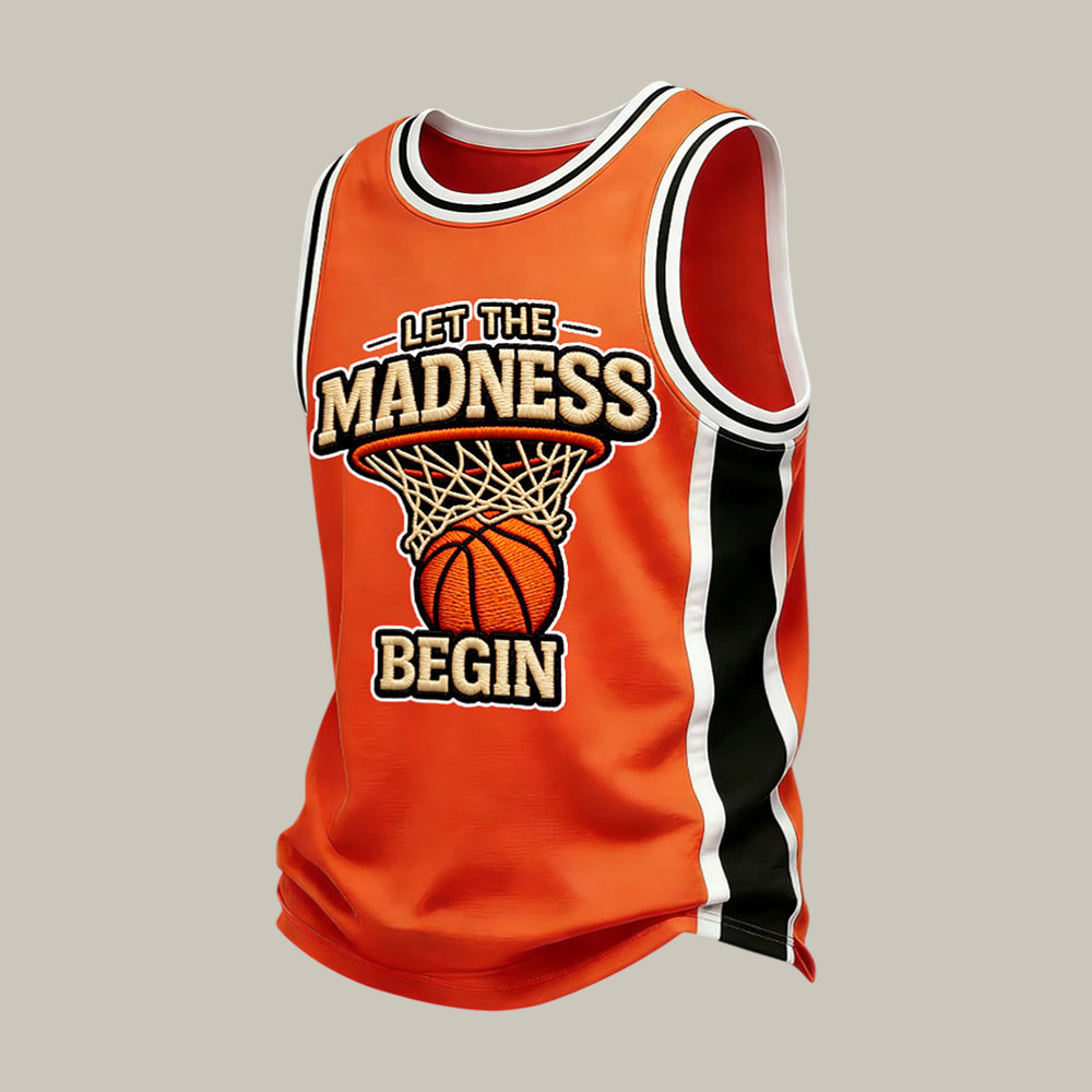 Basketball Gameday March Madness Basketball Tank Top Basketball Merch Gift For Him
