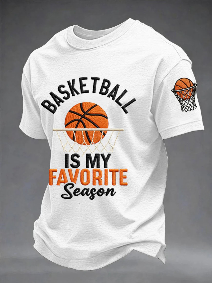 Basketball Is My Favorite Season Graphic T-Shirt March Madness 2026 NCAA Fan Gear Gift For Basketball Fans